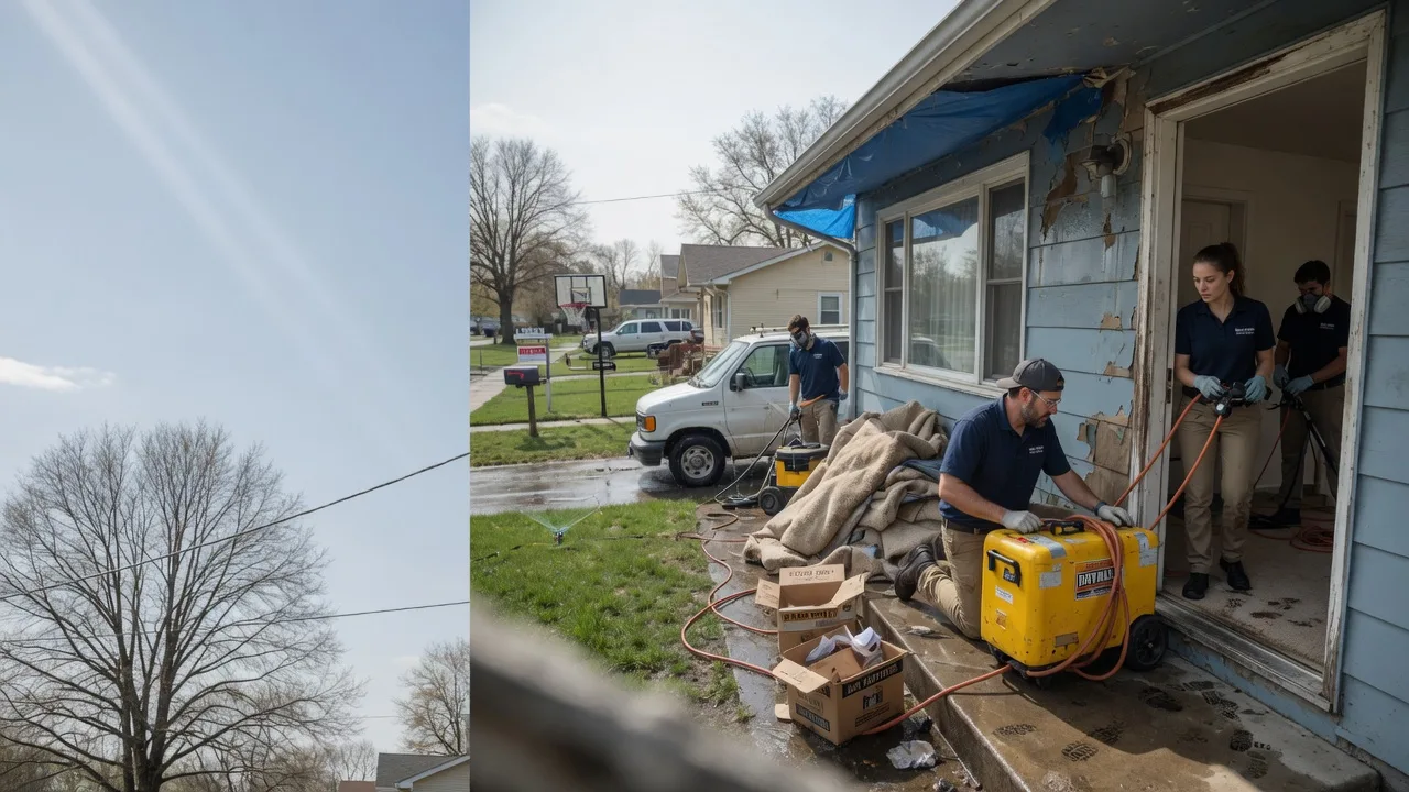 Basement Flood Cleanup in Millican, TX near me